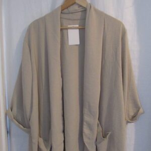 NEW Ladies Beige Lightweight Jacket One size fits sizes 18 20 22