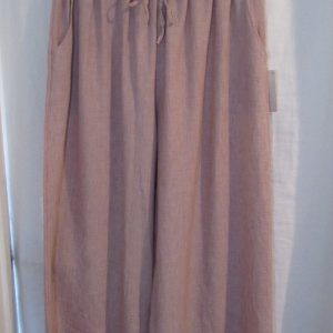 New Ladies Pink Palazzo Wide Leg Trousers One size fits sizes 18 20 22 24