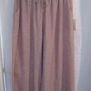 New Ladies Pink Palazzo Wide Leg Trousers One size fits sizes 18 20 22 24