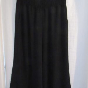 New Ladies Black Palazzo Wide Leg Trousers One size fits sizes 16 18 20 22