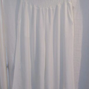 New Ladies White Palazzo Wide Leg Trousers One size fits sizes 16 18 20 22