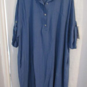 SALE SALE SALE New Ladies Denim Blue Dress One Size fits sizes 14 16 18 20 NON RETURNABLE