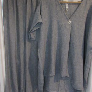 SALE SALE SALE New Ladies Grey Plus Size 2 Piece Set One Size fits sizes 18 20 22 NON RETURNABLE