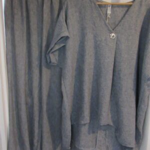 SALE SALE SALE New Ladies Grey Plus Size 2 Piece Set One Size fits sizes 18 20 22 NON RETURNABLE