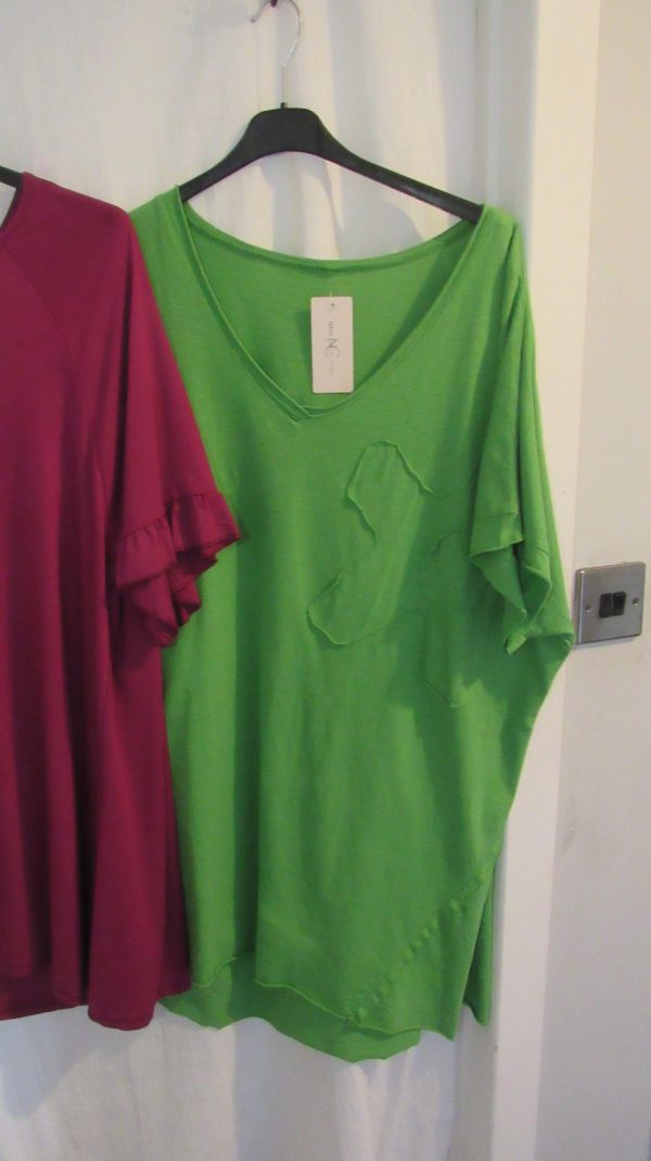 Bundle deal 2 plus size t-shirts Purple and Green for only £20 saving £6 - Image 4