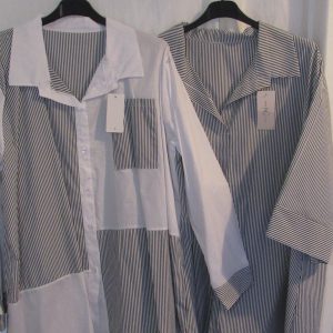 Bundle deal 2 x shirts 1 x black stripe and 1 x black stripe check for only £20 saving £6