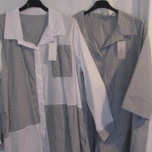 Bundle deal 2 x shirts 1 x black stripe and 1 x black stripe check for only £20 saving £6