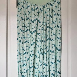 New Ladies Green Floral Harem Pants One Size fits sizes 12 14 16