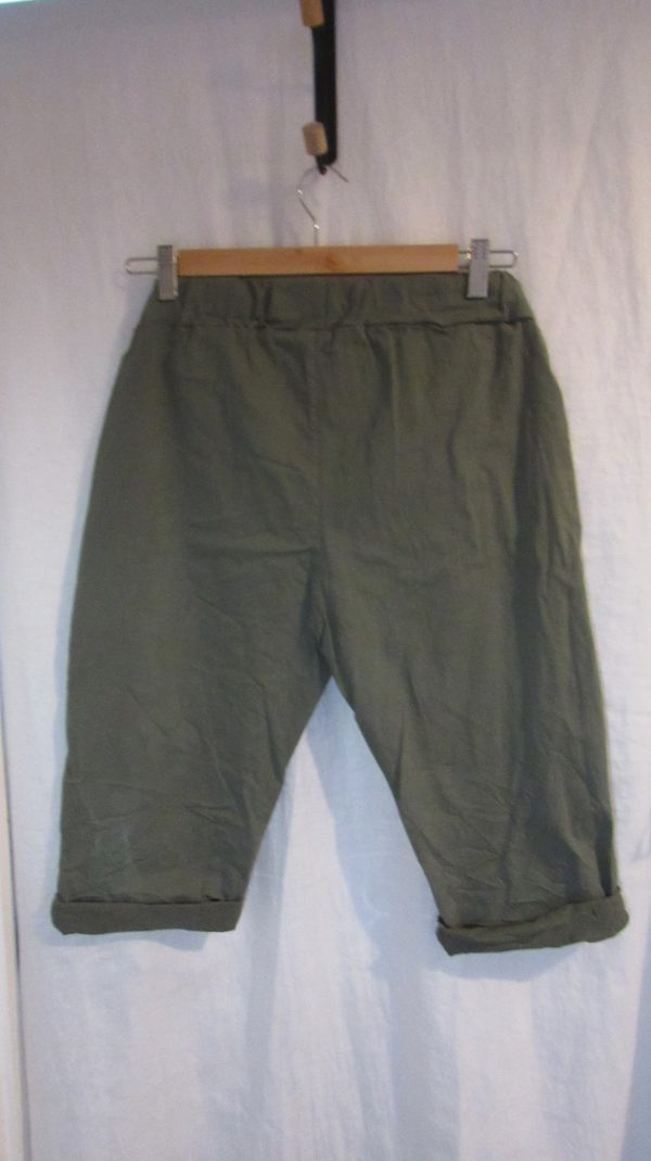 NEW Ladies Khaki Magic Shorts One Size Fits sizes 10 12 14 16 18 Size 1 - Image 5
