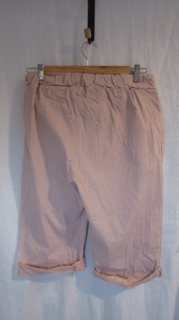 NEW Ladies Pale Pink Magic Shorts Plus Size One Size Fits sizes 18 20 22 Size 2 - Image 5