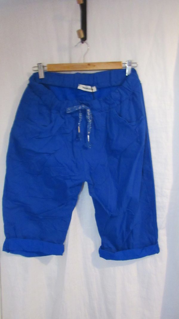 SALE SALE SALE NEW Ladies Royal Blue Magic Shorts Plus Size One Size Fits sizes 18 20 22 Size 2 NON RETURNABLE - Image 2