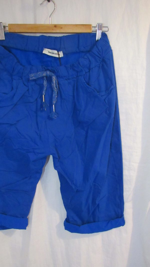 SALE SALE SALE NEW Ladies Royal Blue Magic Shorts Plus Size One Size Fits sizes 18 20 22 Size 2 NON RETURNABLE - Image 4