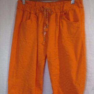NEW Ladies Orange Magic Shorts Plus Size One Size Fits sizes 18 20 22 Size 2