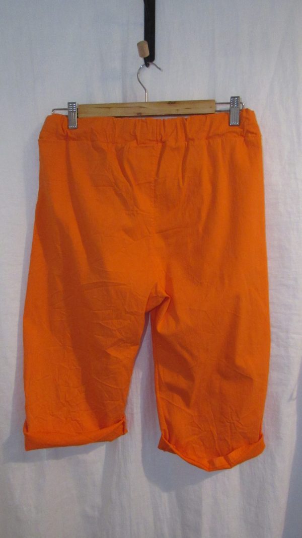 NEW Ladies Orange Magic Shorts Plus Size One Size Fits sizes 18 20 22 Size 2 - Image 6