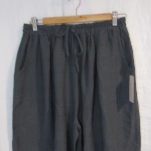 New Ladies Charcoal Grey Pocket Shorts One size fits sizes 16 18 20 22