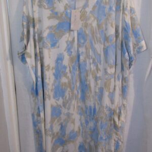 New Ladies Blue Pocket Dress One Size fits sizes 18 20 22