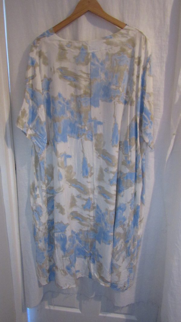 New Ladies Blue Pocket Dress One Size fits sizes 18 20 22 - Image 5