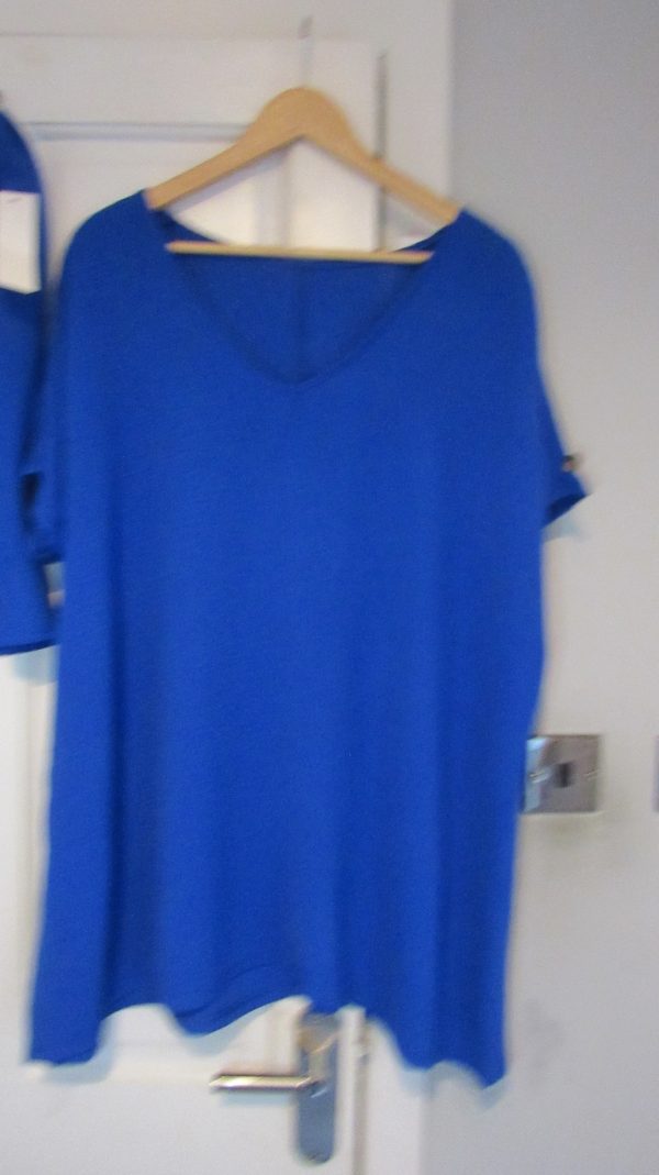 New Ladies Royal Blue Ladies Shorts Set One Size fits sizes 18 20 22 - Image 3