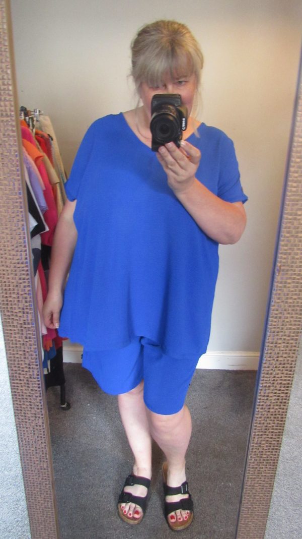 New Ladies Royal Blue Ladies Shorts Set One Size fits sizes 18 20 22 - Image 5