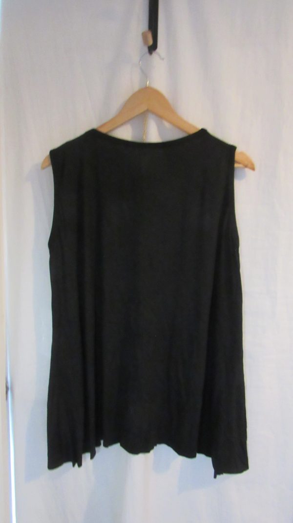New Sleeveless Womens Black Top One Size fits sizes 16 18 20 22 - Image 5