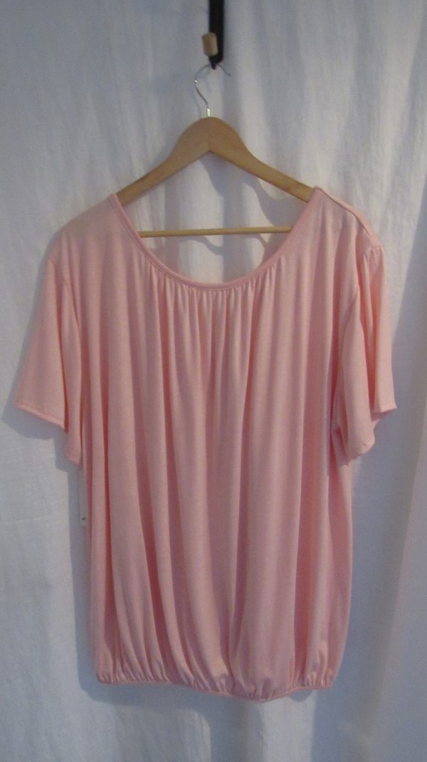SALE SALE SALE New Ladies Pale Pink Elasticated Bottom Top One size fits sizes 16 18 20 22 Plus Size NON RETURNABLE - Image 5