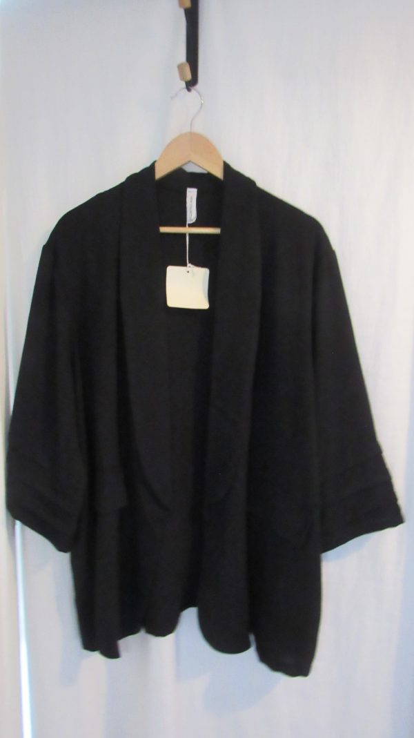 NEW Ladies Black Lightweight Jacket One size fits sizes 18 20 22 24