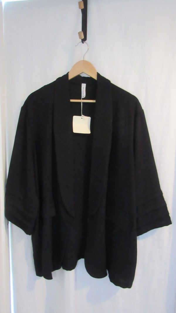 NEW Ladies Black Lightweight Jacket One size fits sizes 18 20 22 24 - Image 2