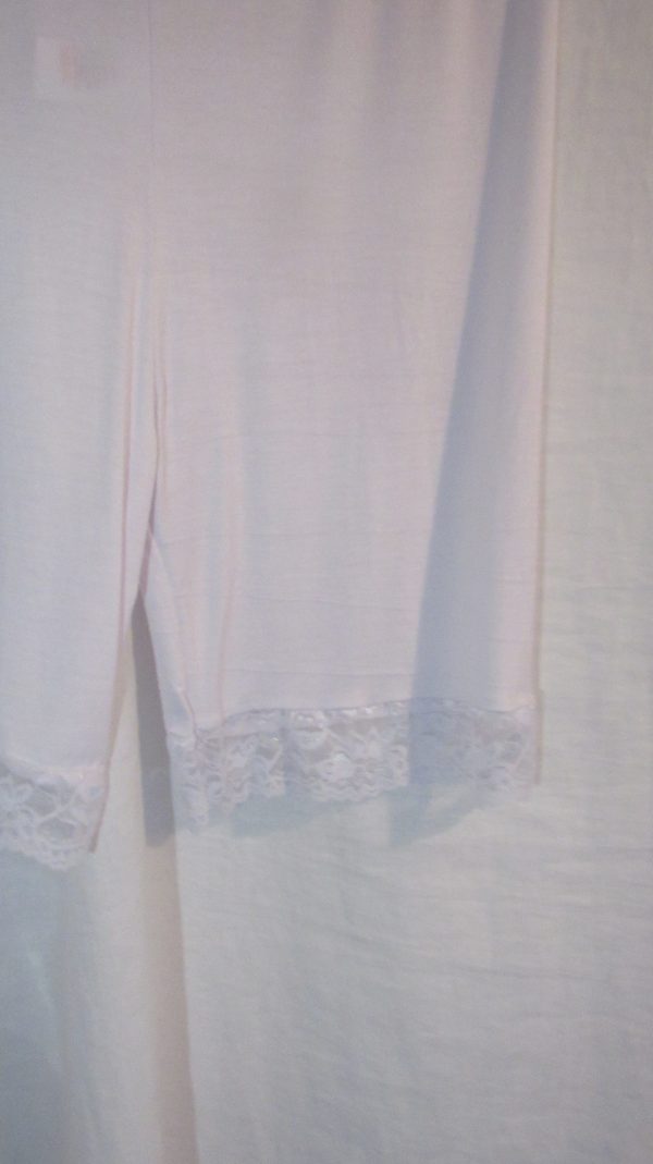 New Ladies White Chub Rub Lacy Bottom Shorts Size L / XL Fits sizes 16 18 - Image 3