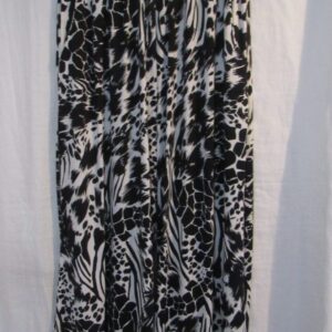 New Ladies Black Floral Print Silky Palazzo Wide Leg Trousers One size fits sizes 18 20 22 NON RETURNABLE