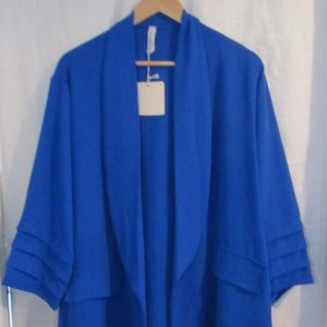 NEW Ladies Royal Blue Lightweight Jacket One size fits sizes 18 20 22 24