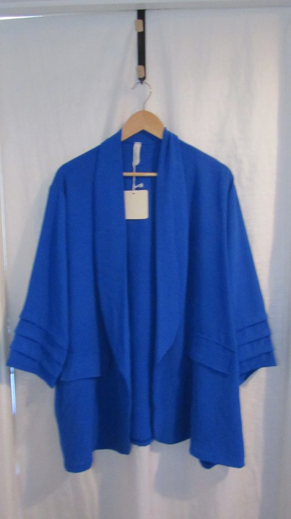 NEW Ladies Royal Blue Lightweight Jacket One size fits sizes 18 20 22 24 - Image 2