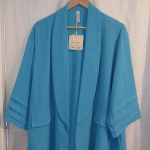 NEW Ladies Turquoise Lightweight Jacket One size fits sizes 18 20 22 24