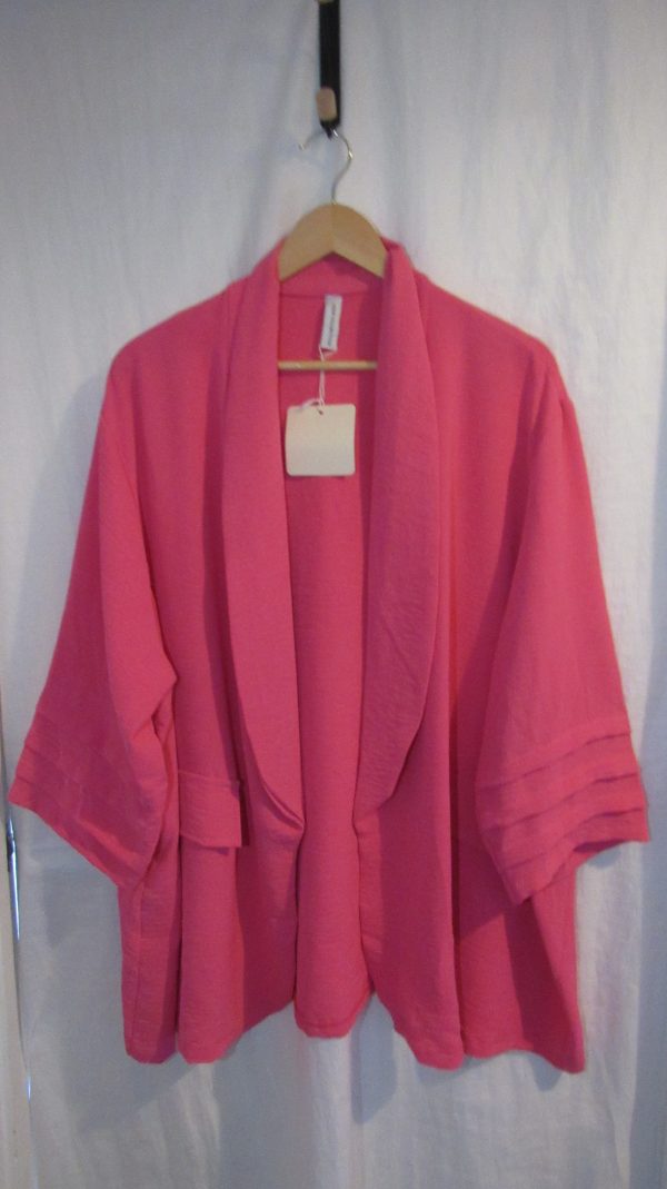 NEW Ladies Cerise Pink Lightweight Jacket One size fits sizes 18 20 22 24