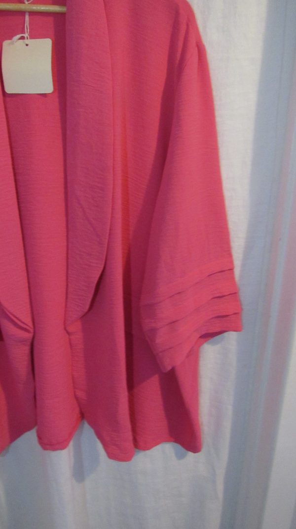 NEW Ladies Cerise Pink Lightweight Jacket One size fits sizes 18 20 22 24 - Image 3