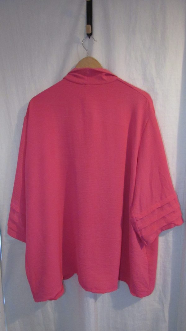 NEW Ladies Cerise Pink Lightweight Jacket One size fits sizes 18 20 22 24 - Image 4