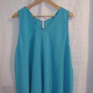SALE SALE SALE New Ladies Turquoise Sleeveless Swing Top Plus Size One Size fits 18 20 22 24 NON RETURNABLE