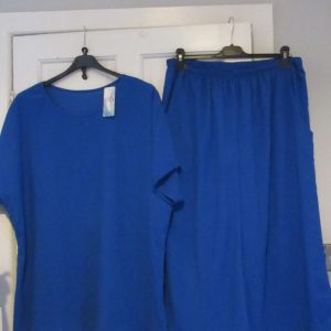 SALE SALE SALE New Ladies Royal Blue 2 Piece Set One Size fits sizes 18 20 22 NON RETURNABLE