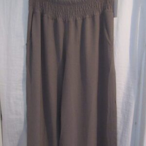 New Ladies Mocha Palazzo Wide Leg Trousers One size fits sizes 16 18 20 22