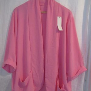 NEW Ladies Pale Pink Lightweight Jacket One size fits sizes 18 20 22