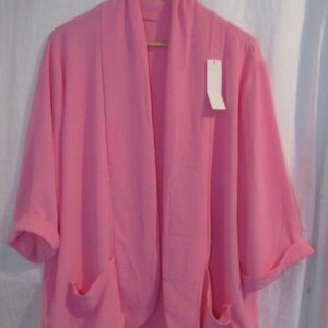 NEW Ladies Pale Pink Lightweight Jacket One size fits sizes 18 20 22
