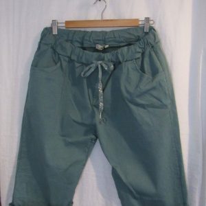 NEW Ladies Teal Magic Shorts Plus Size One Size Fits sizes 18 20 22 Size 2