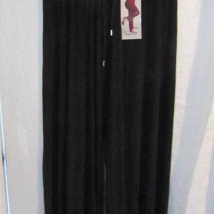 Special Buy Black Ladies Pleated Elasticated Waist Trousers One Size fits sizes 16 18 20 22