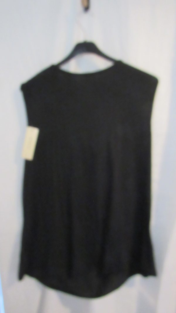 New Ladies Black Cowl Neck Top One Size fits sizes 16 18 20 22 - Image 5