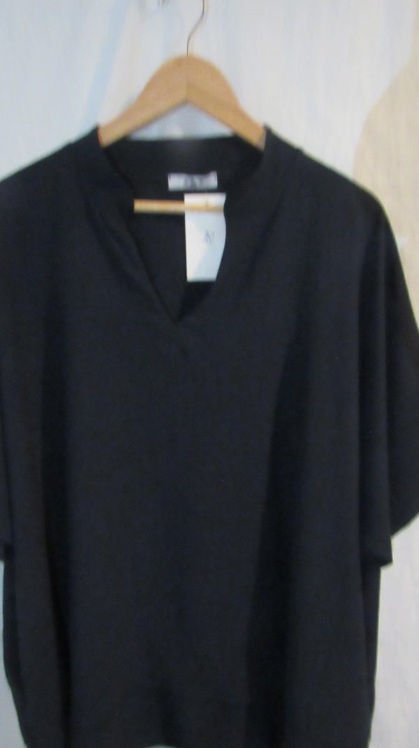 Ladies Women New Navy Blue Plus Tunic Top One Size fits sizes 18 20 22 24 - Image 3