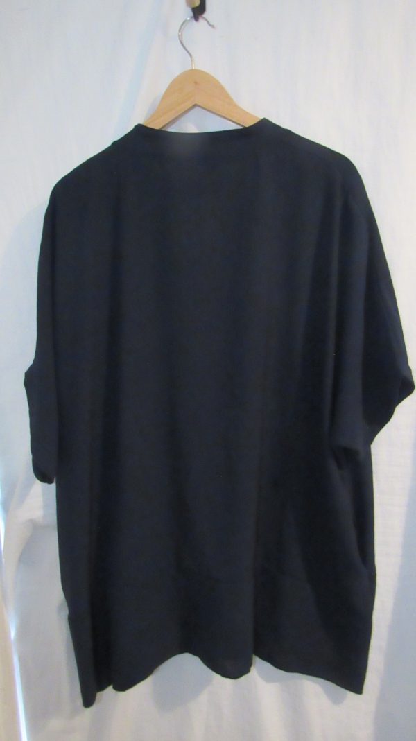Ladies Women New Navy Blue Plus Tunic Top One Size fits sizes 18 20 22 24 - Image 5