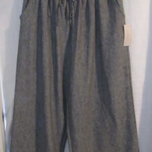 New Ladies Grey Palazzo Wide Leg Trousers One size fits sizes 20 22 24