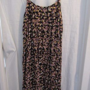 SALE SALE SALE New Ladies Special Offer Black Floral Maxi Sun Dress One Size fits sizes 14 16 18 20 NON RETURNABLE