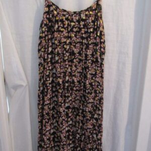 SALE SALE SALE New Ladies Special Offer Black Floral Maxi Sun Dress One Size fits sizes 14 16 18 20 NON RETURNABLE