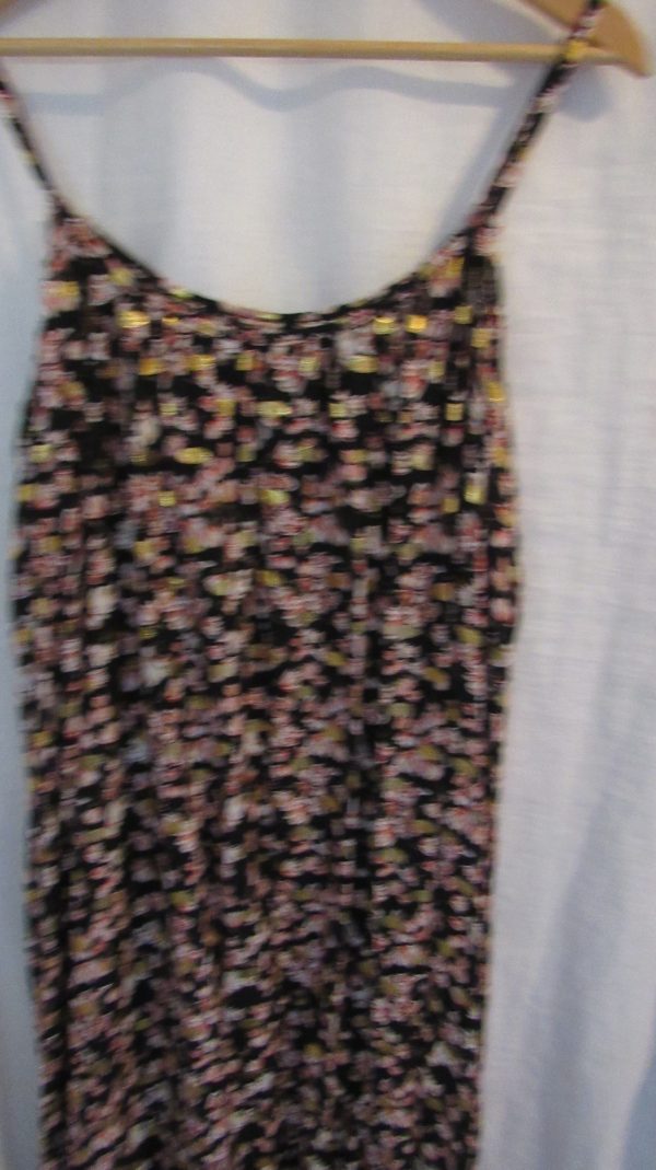SALE SALE SALE New Ladies Special Offer Black Floral Maxi Sun Dress One Size fits sizes 14 16 18 20 NON RETURNABLE - Image 3