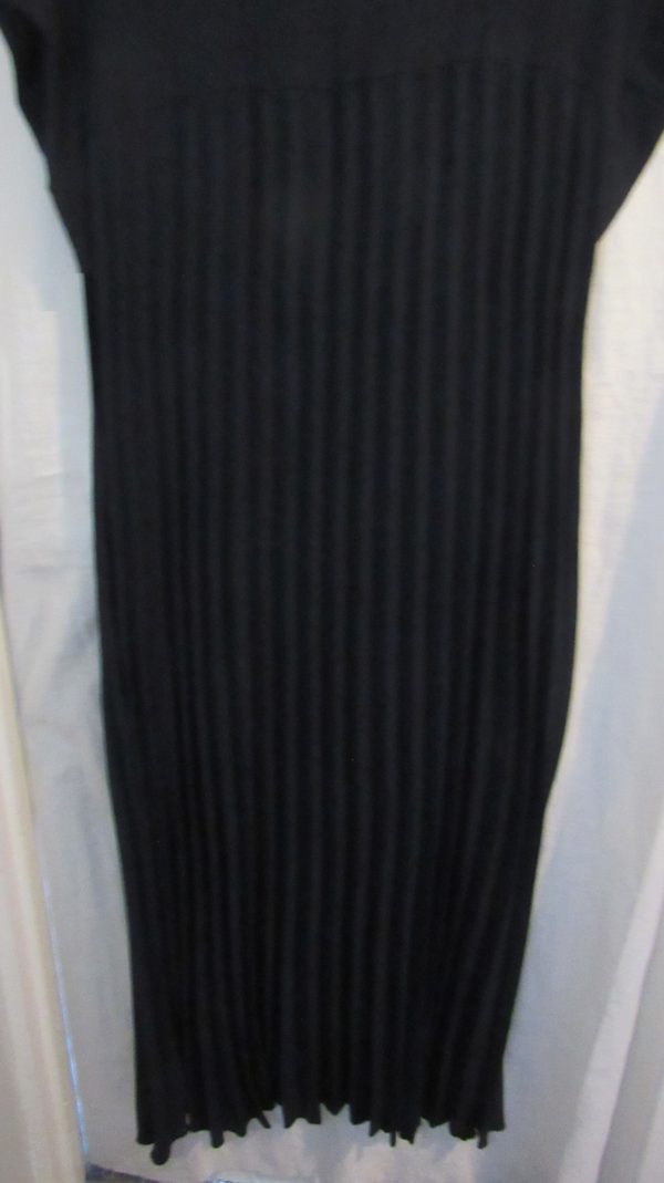 New Ladies Navy Pleated Maxi Dress One Size fits sizes 14 16 18 20 - Image 4